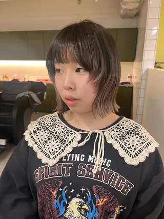 ショート 縮毛/パーマ/カラー LUVISM佐藤里咲のヘアスタイル