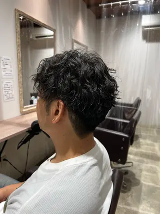 パーマ メンズ 山口 莉々香のヘアスタイル