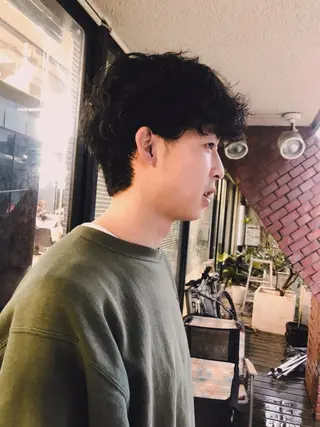 パーマ ヘアアレンジ メンズ メンズ特化✂️栗原 侑也のヘアスタイル