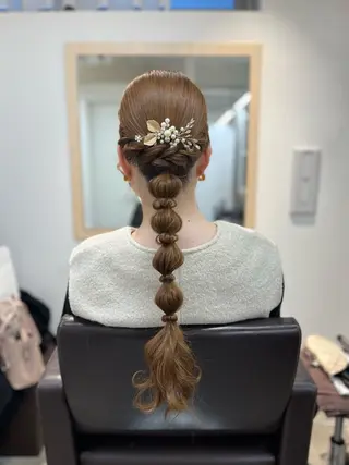 ヘアアレンジ 似合わせヘアメイク 💐オダギリチアキのヘアスタイル