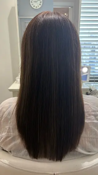 ロング カラー 似合わせ 顔周りYUUGAのヘアスタイル