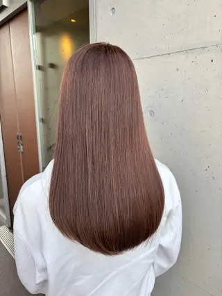 カラー 心美/ブリーチなし 透明感カラーのヘアスタイル