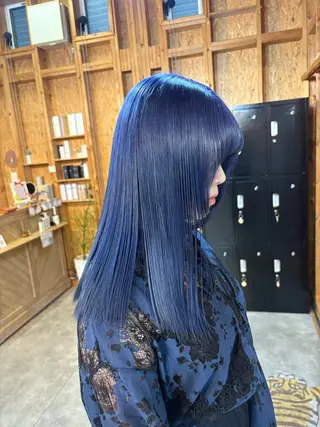 カラー まろみ暖色×ボブ ×chia🕯のヘアスタイル