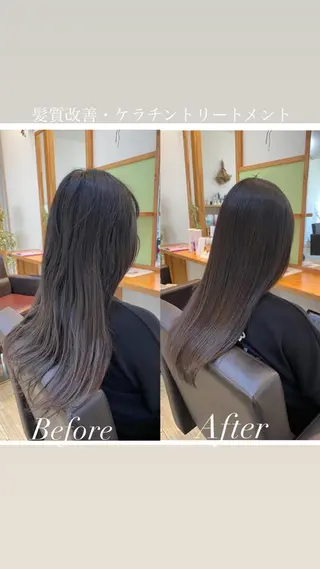 ロング 和歌山髪質改善 那須優太のヘアスタイル