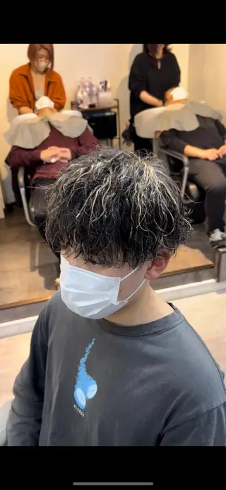 カラー パーマ メンズ メンズ専門店 店長 小柳 裕夢のヘアスタイル