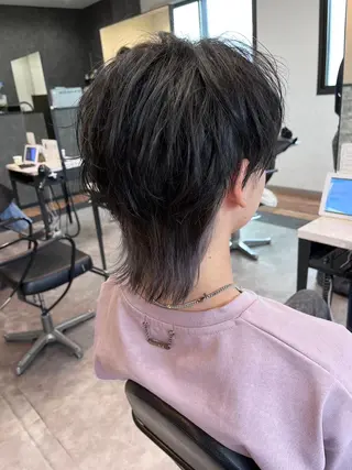 メンズ ミディアム 菅原流星🌟カット/ メンズ/メンズパーマのヘアスタイル