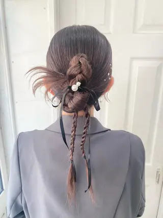 ヘアアレンジ uros.中目黒 moekaのヘアスタイル