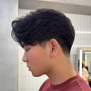 パーマ メンズ 表参道/スパイキー ショート/マッシュのヘアスタイル