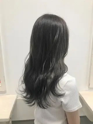 ミディアム カラー ヘアアレンジ GiseL天神カラー 髪質改善/ブリーチのヘアスタイル