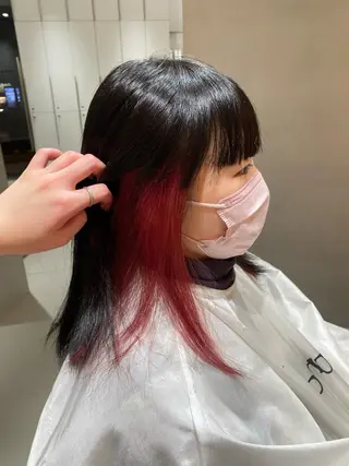 セミロング カラー 🦄Rena 🦄のヘアスタイル