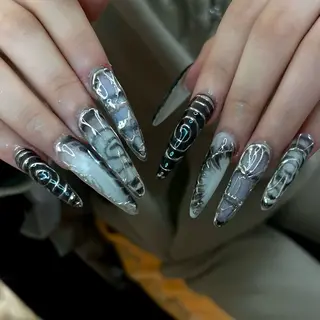 ネイル yuan⭐️ pas á pasのネイルデザイン