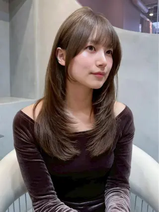 ロング 🩵レイヤー/ショー ト/🫧harukaのヘアスタイル