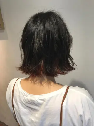 ショート カラー 藤井 健のヘアスタイル