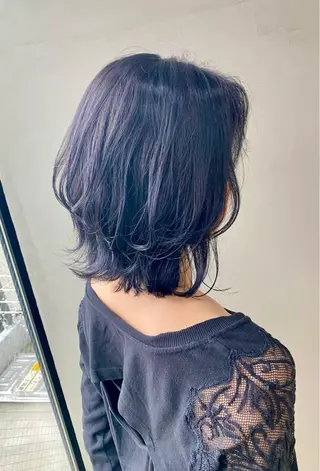 ミディアム ANGELICA 吉川智昭のヘアスタイル