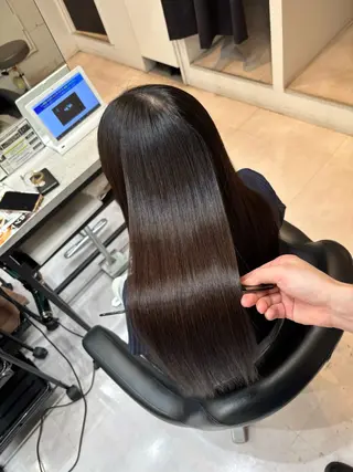 ロング カラー 🩵レイヤー✖︎ 髪質改善🩵リョウヤのヘアスタイル
