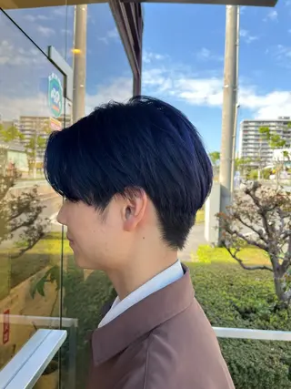 ショート カラー メンズ 北川 寛之✨メンズパーマ✨のヘアスタイル