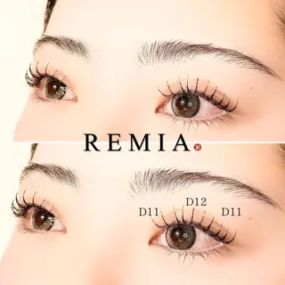 マツエク・マツパ REMIA 横須賀中央所属・REMIA横須賀中央 翁川なぎさのマツエク・マツパデザイン