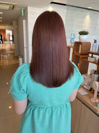 セミロング タカスギ レオナ🎀のヘアスタイル