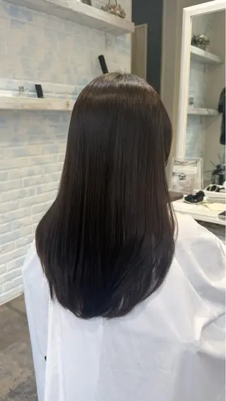 セミロング 🎀RUI/髪質改善 /美髪矯正/艶カラーのヘアスタイル
