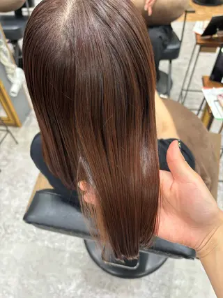 カラー 🍎エクステ/暖色 カラー🍎あyaかのヘアスタイル