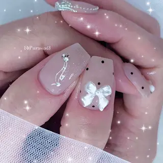 ネイル Purasia高橋✧ マグ/ワンホン/地雷のネイルデザイン