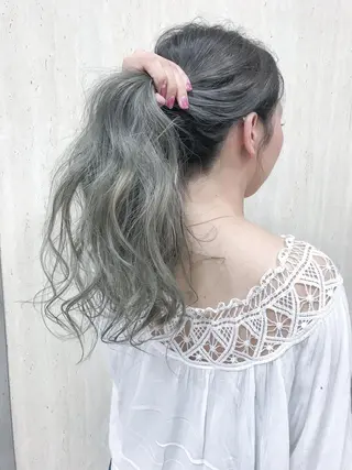 ロング カラー BOX mico.のヘアスタイル