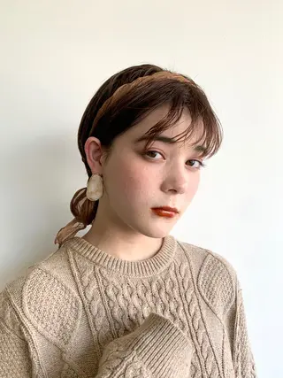 ショート 🌿似合わせ透明感 カラー松本朋幸🌿のヘアスタイル
