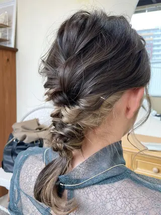 🍋透け感カラー🍃 オリーブ🍐Kahoのヘアスタイル