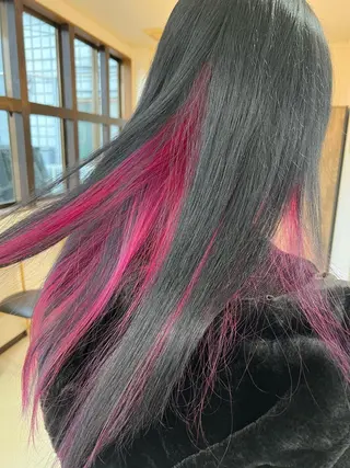 ロング カラー 猪瀬 尚希のヘアスタイル