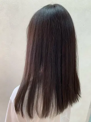 セミロング 加藤 遥花のヘアスタイル