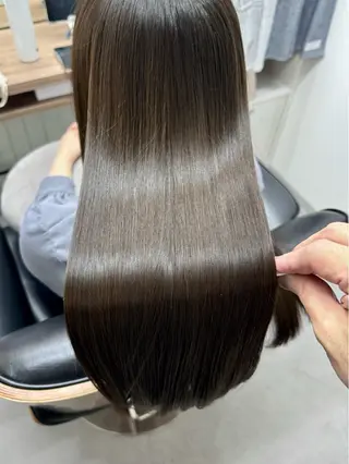 ロング カラー 艶髪改善師/高橋潤 /縮毛矯正のヘアスタイル