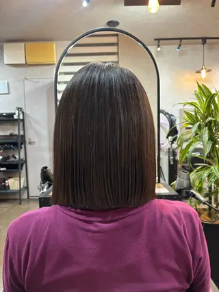 ミディアム 💜髪質改善/ 艶カラー/ミナ🩷のヘアスタイル