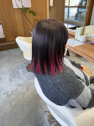 ミディアム カラー WATANABE MISAKIのヘアスタイル