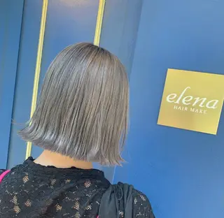 ショート カラー ヘアアレンジ 💛髪質改善/透明感 カラー🧡reikaのヘアスタイル
