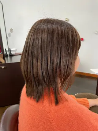 セミロング カラー La Ruelle yoko🐈髪質改善のヘアスタイル