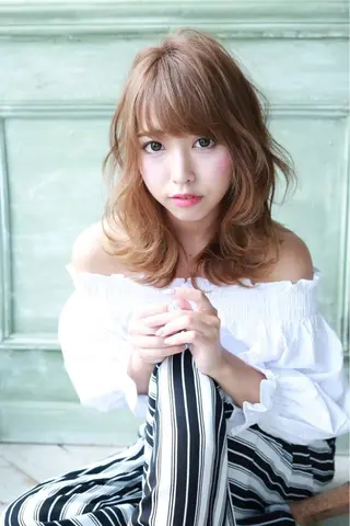 ミディアム 韓国ヘア🕊村上 ののこ🕊のヘアスタイル