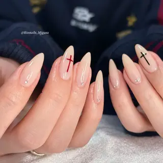 ミディアム RIN NAILS ᥫ᭡Migusaのネイルデザイン