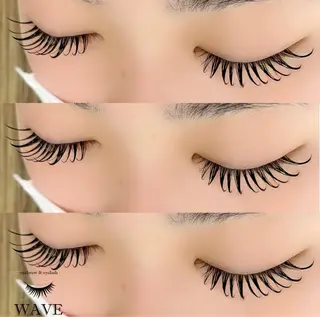 マツエク・マツパ brow&lash WAVEのマツエク・マツパデザイン