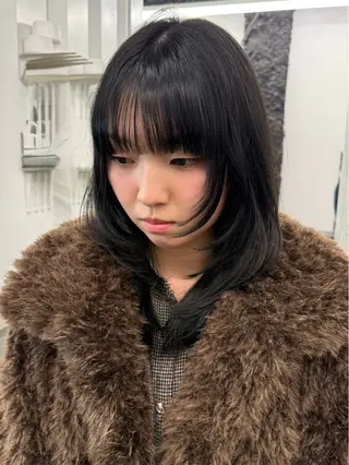 セミロング ［似合わせヘア］ ✂︎OGURO✂︎のヘアスタイル