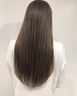 ロング カラー レイヤー×髪質改善 ×透明感/杉田 圭のヘアスタイル