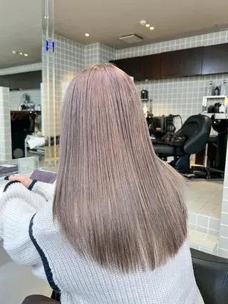 ロング カラー ヘアアレンジ 透明感×韓流ハイ トーン🫧RYUTAのヘアスタイル