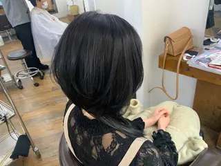 セミロング カラー 児玉 一也のヘアスタイル
