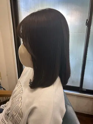 ミディアム カラー story 増田 わかなのヘアスタイル