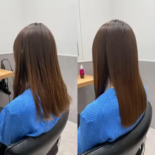 セミロング 髪質改善ヘアケア 艶髪特化/上田のヘアスタイル