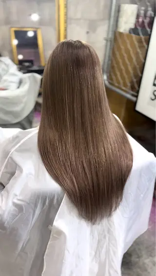 ロング uda 抜きっぱなし /最高級エクステのヘアスタイル