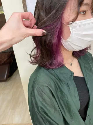 カラー SALOWIN栄 高須大貴のヘアスタイル