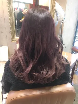 ロング カラー 北條 優輝のヘアスタイル