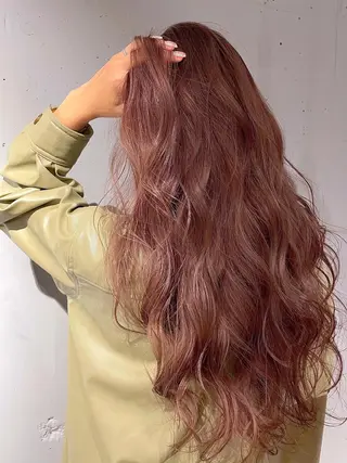 ロング カラー 東 みのりのヘアスタイル
