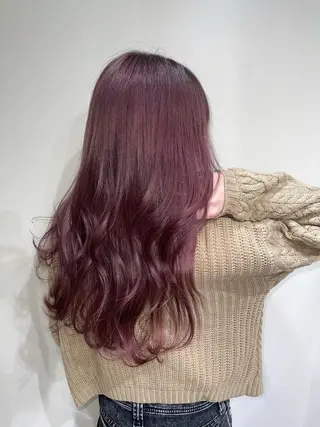 ロング カラー ムラ修正.ブリーチ エクステ🤍アミルのヘアスタイル