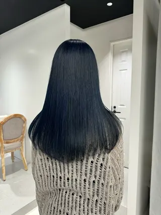 セミロング ARISA︎ メンズハイトーンのヘアスタイル